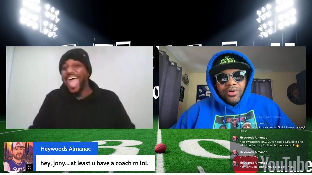 NFL Conf Finals Da Fantasy Football Sunday Show: DFS, Props & Bets