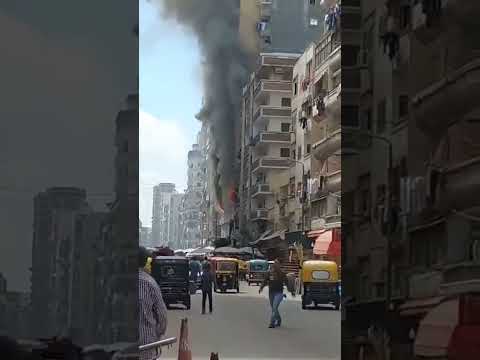 الاسكندرية حريق سيدي بشر القاهرة شارع    