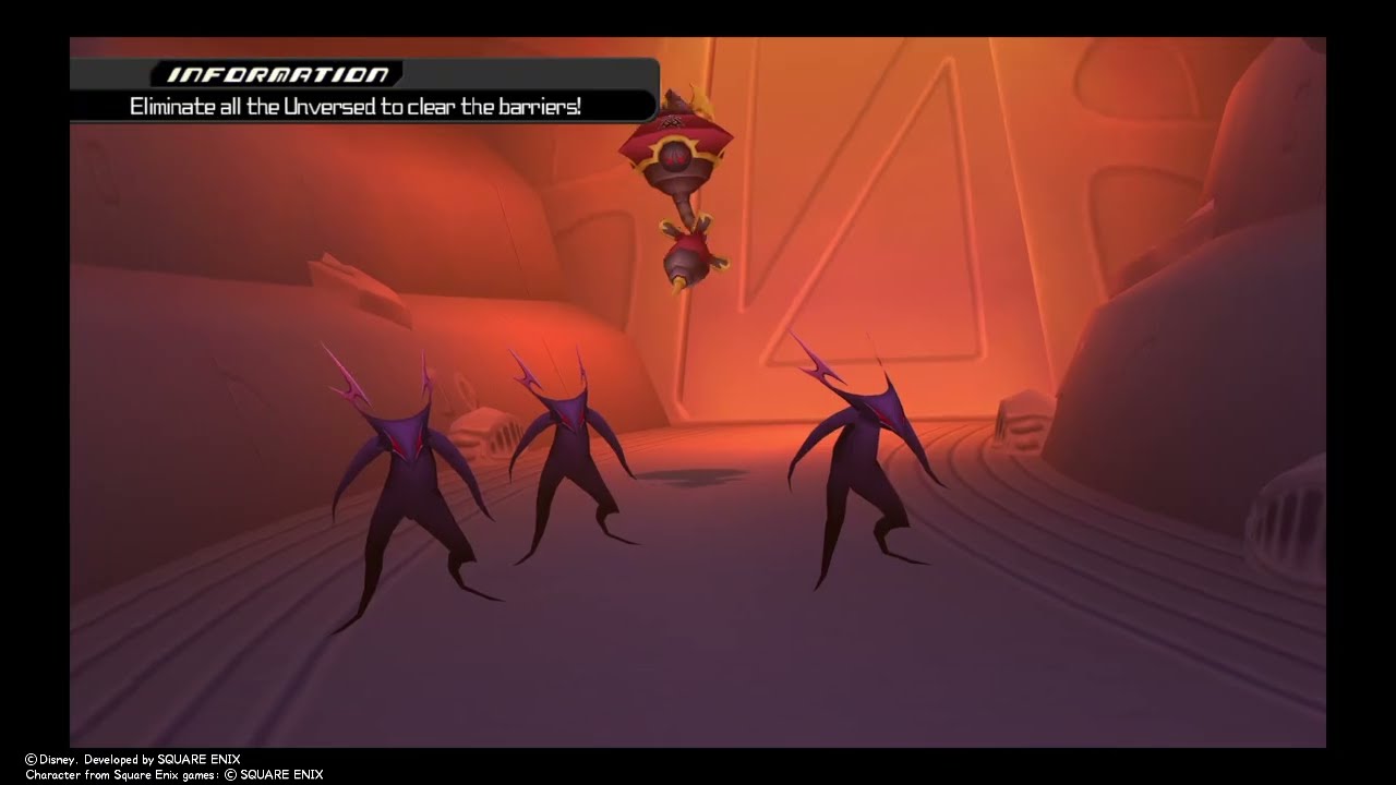 Ventus Vs. Unversed in Deep Space KINGDOM HEARTS - HD 1.5+2.5 ReMIX 