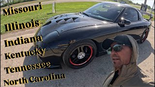 FD RX7 Roadtrip to Deals Gap Rotary Rally, 6 states in 1 day! ~ Day 1/6 ~