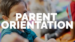 Head Start Summer Program - Parent Orientation