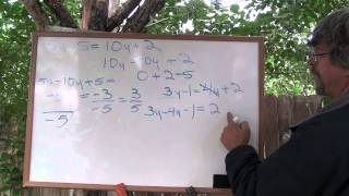 Linear Equations Systematically Solved Step By Step