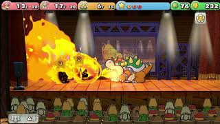 Paper Mario The Thousand Year Door Remake Boss 15: Bowser
This is it Luigi... wait this isnt the final boss
Difficulty: 6/10
Bowser is actually stronger in the remake as he has a point of defense that he didnt have in the gamecube version (at least the North American version)
Otherwise hes bowser so body slams and fire breath a plenty. Paper Mario The Thousand Year Door Remake Boss 15: Bowser