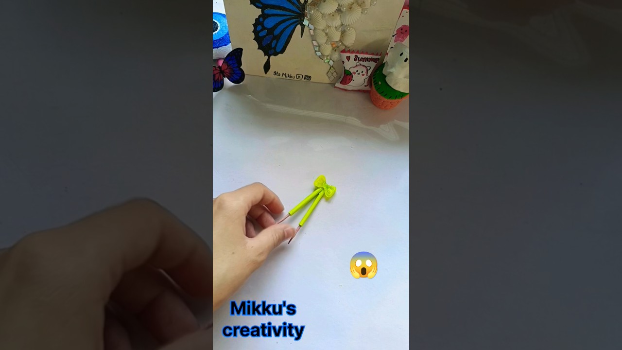 😱diy mini tweezer🥰( mini tool ) 