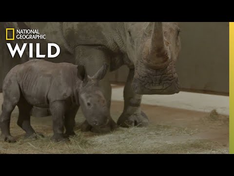 Baby Rhino Gender Reveal | Secrets of the Zoo
