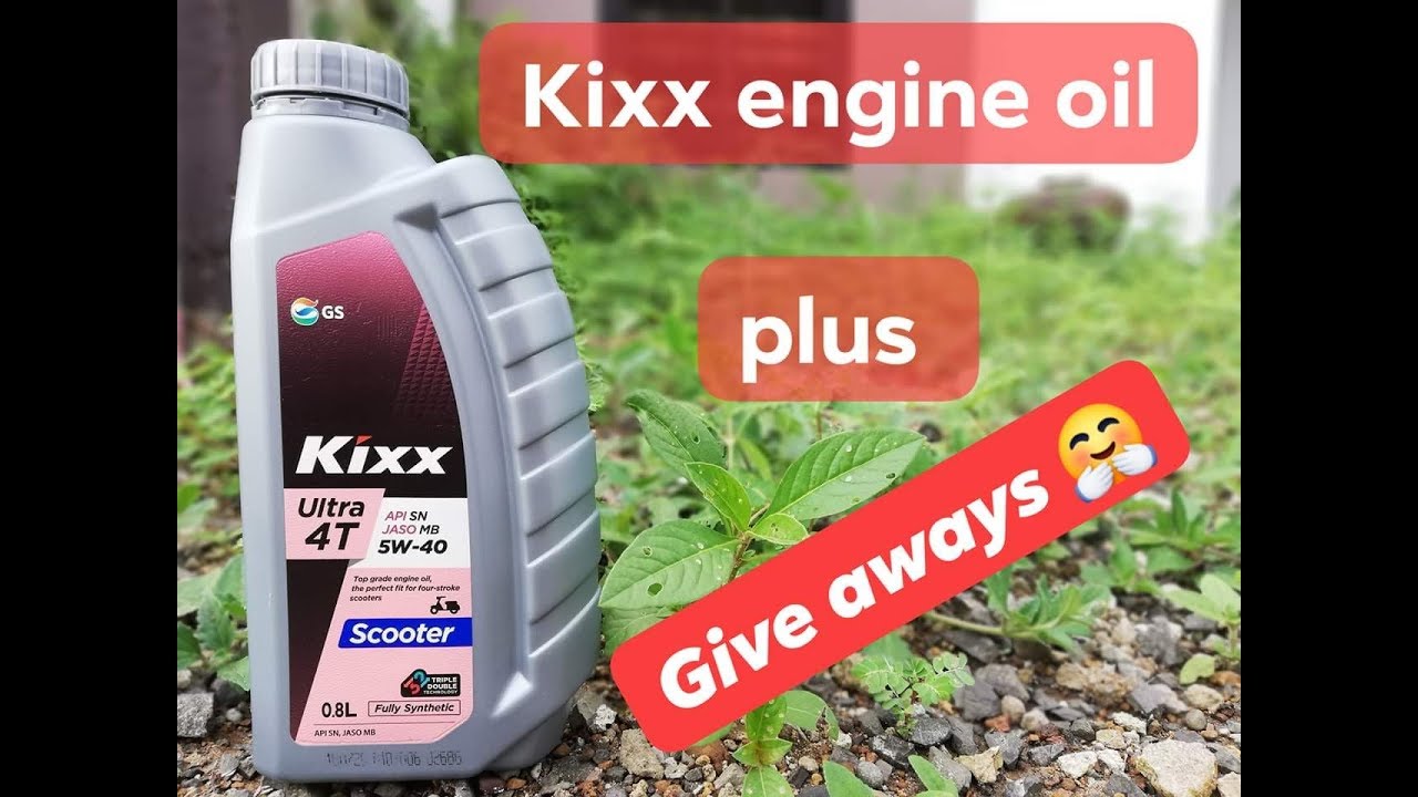 Kixx engine oil for scooter 5w40 review plus give away YouTube
