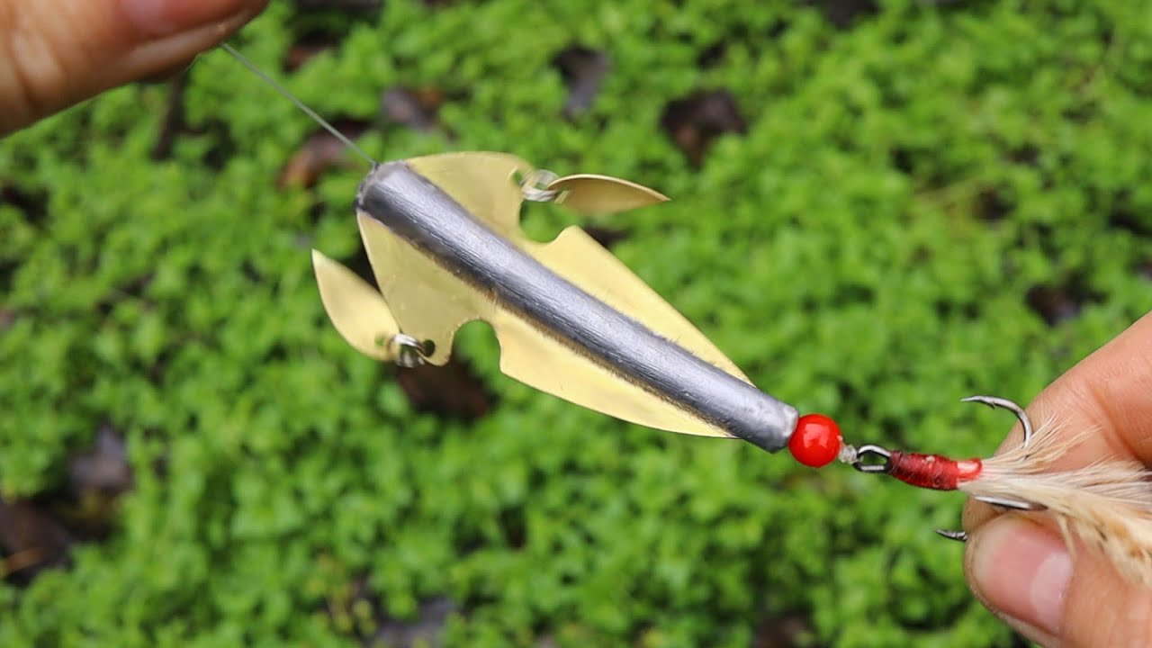 Making LureGlider with fins \ fishing hacks YouTube