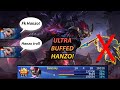How To Carry Clueless Teammates With Super Buffed Hanzo | MLBB