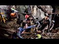 Rescuers pull out first trapped person from flooded Laos cave