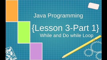 Lesson 3 Part 1 Working with While and Do while loop in Java