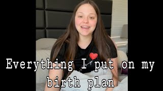Here’s Everything I Put on my Birth Plan and Why #birthplan #laboranddelivery