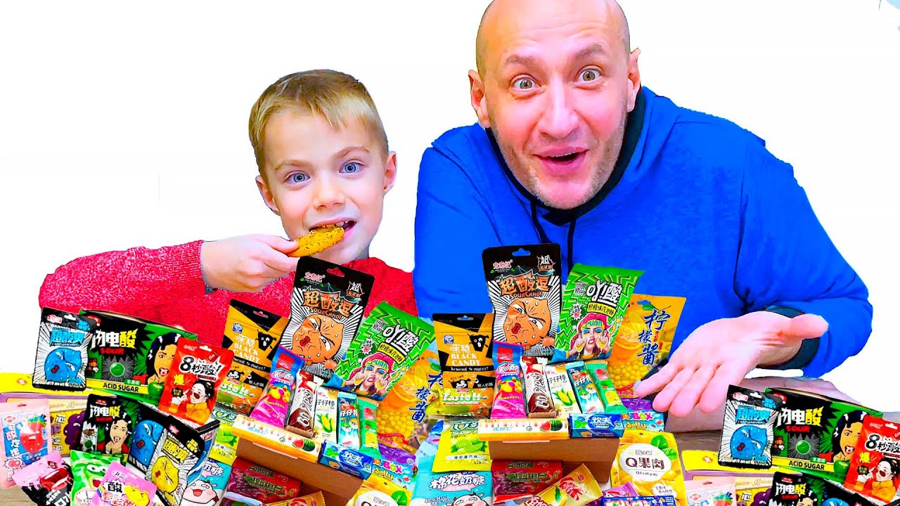 ФЁДОР с ПАПОЙ пробуют ВКYCHЯШКИ от ПОДПИСЧИКА