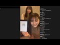LAPIS ARCH(梅山恋和 上西怜 山本彩加)『選抜発表後インスタライブ』20200329