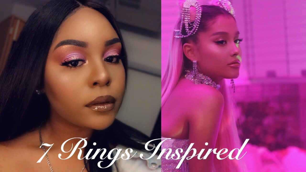 Ariana Grande 7 Rings Inspired Makeup Tutorial Youtube
