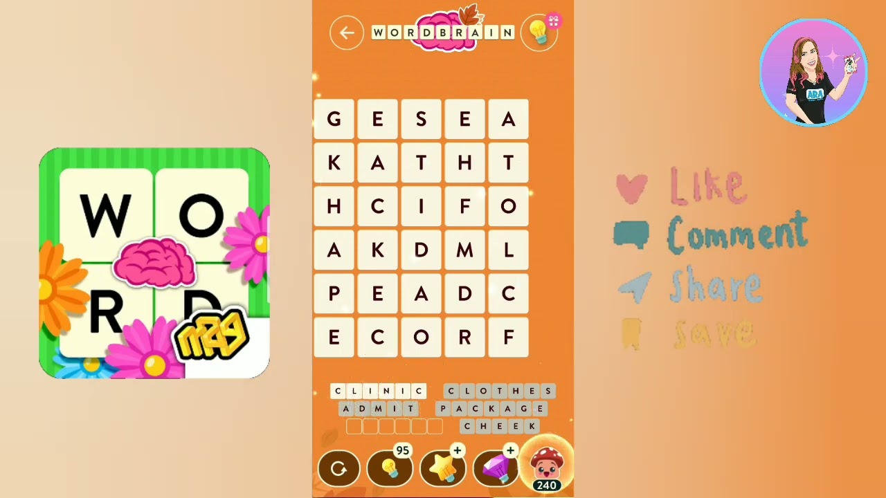 WordBrain - Fall Event September 16, 2022 Extra Challenge Solution