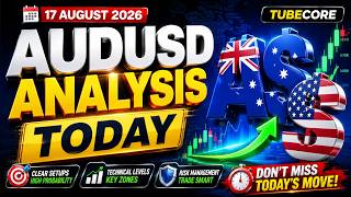 AUDUSD ANALYSIS TODAY| Live Forex Trading| 17 August 2026