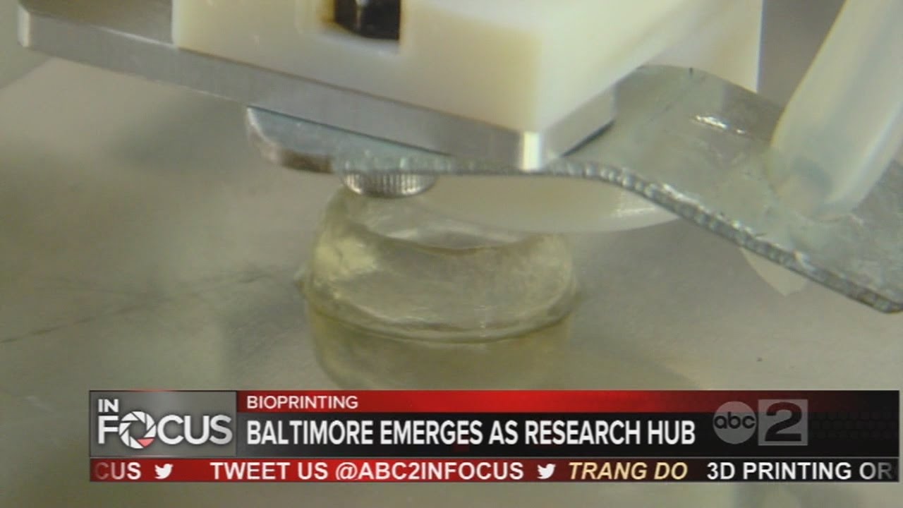 Bioprinting pioneered by Baltimore researchers and hobbyists