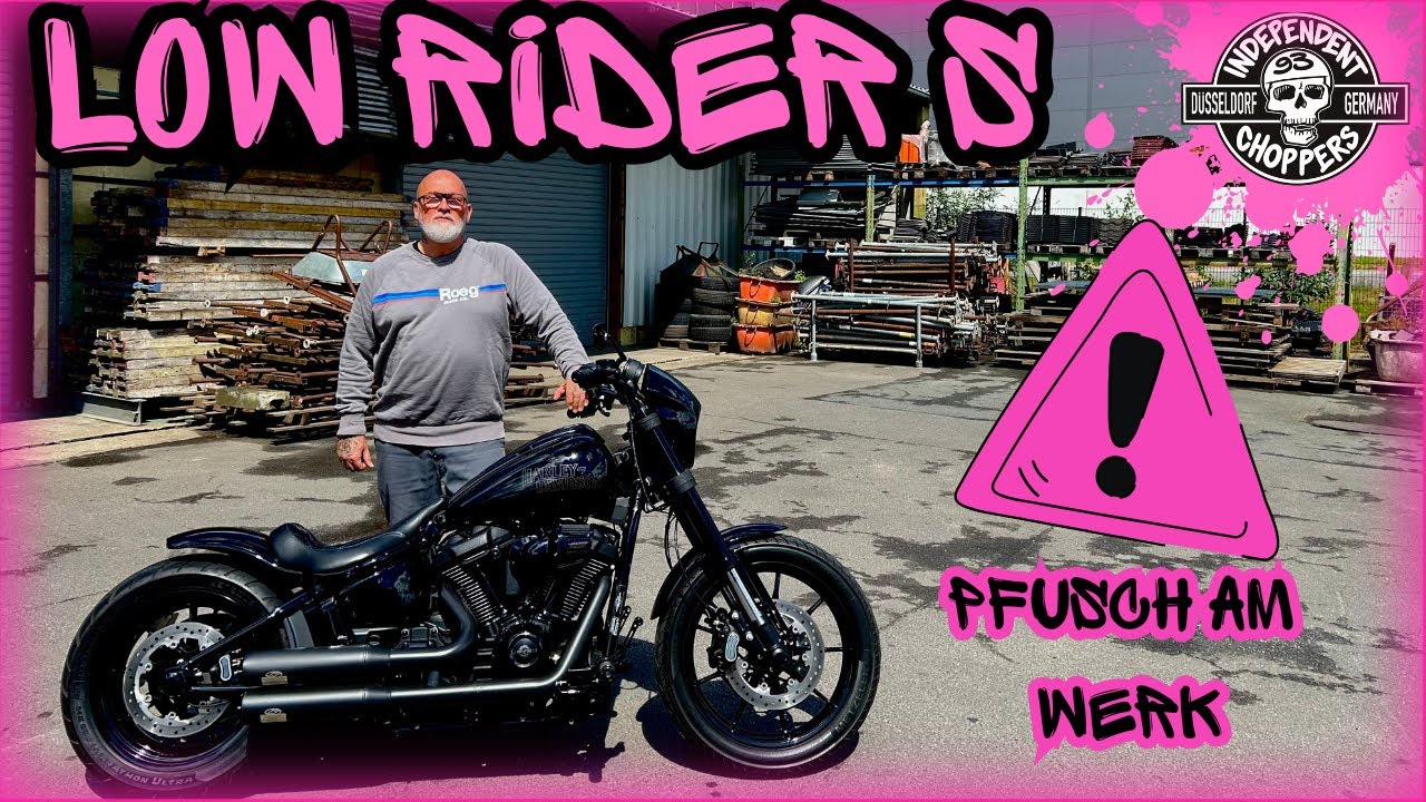 Independent Choppers - 💥Bikevorstellung💥 Harley Davidson Low Rider S Blackout Umbau