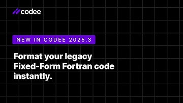 Format Fixed-Form Fortran Code in VS Code with Codee Formatter (Codee 2025.3)