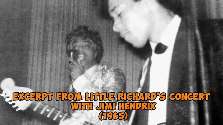 Excerpt from Little Richard's concert with Jimi Hendrix (1965) *very rare recording*