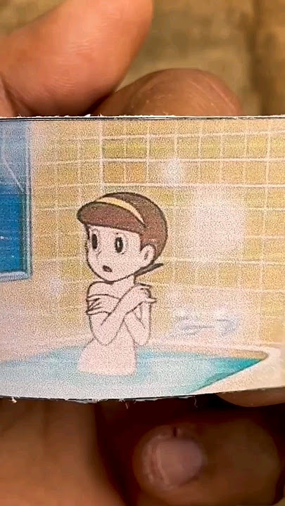Shizuka Bathing #doraemon #cartoon #flipbook #shizuka #bathing #nobita #shizukadrawing #shorts