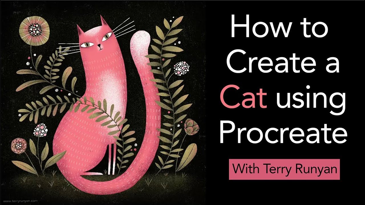 How to Create a Cat using Procreate YouTube