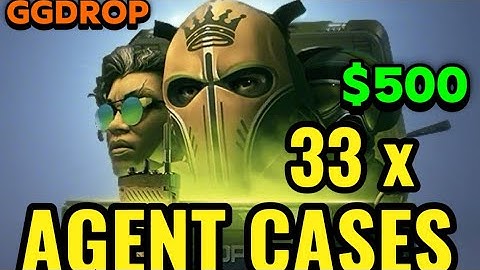 I Opened 33 x Agent Case on high risk Was it a mistake?! (GGDROP)