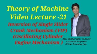 Oscillating Cylinder Engine (TOM Lecture-21 )By :Atul Dhakar Sir