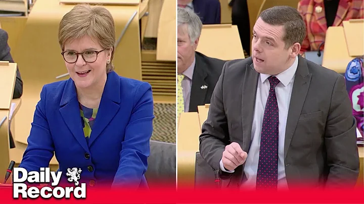Nicola Sturgeon and Douglas Ross clash over povert...
