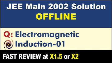 JEE Main 2002 Physics Solutions | Electromagnetic Induction-01