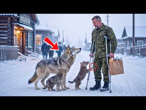 Раненый Ветеран Встретил Волчицу и Двух Волчат — То, Что Произошло Потом, Потрясло Всех
