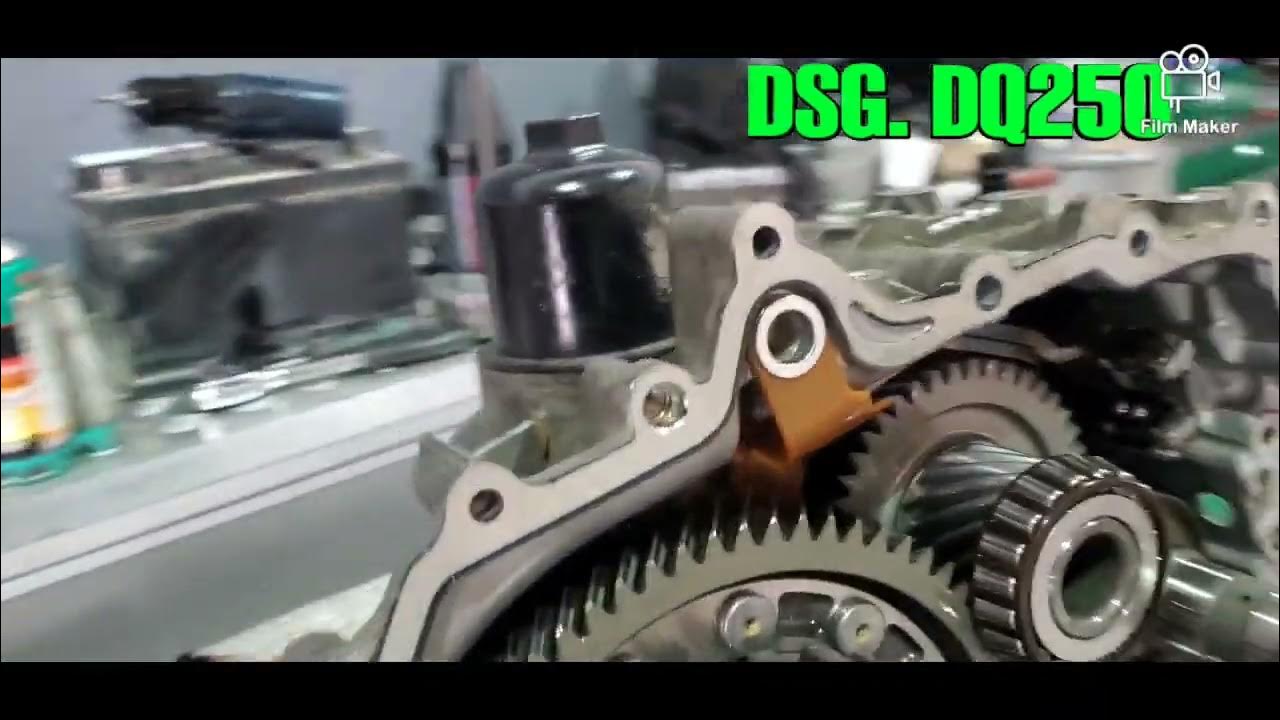 dsg dq250 shift solenoid fault code, caused by gear stuck due to