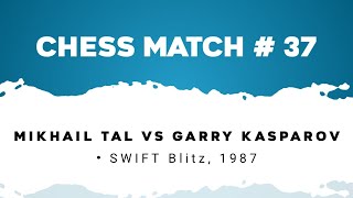 Mikhail Tal vs Garry Kasparov • SWIFT Blitz, 1987
