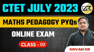 CTET Math Pedagogy Online Paper | CTET Maths Previous Question Paper | CTET Practice Set Preparation