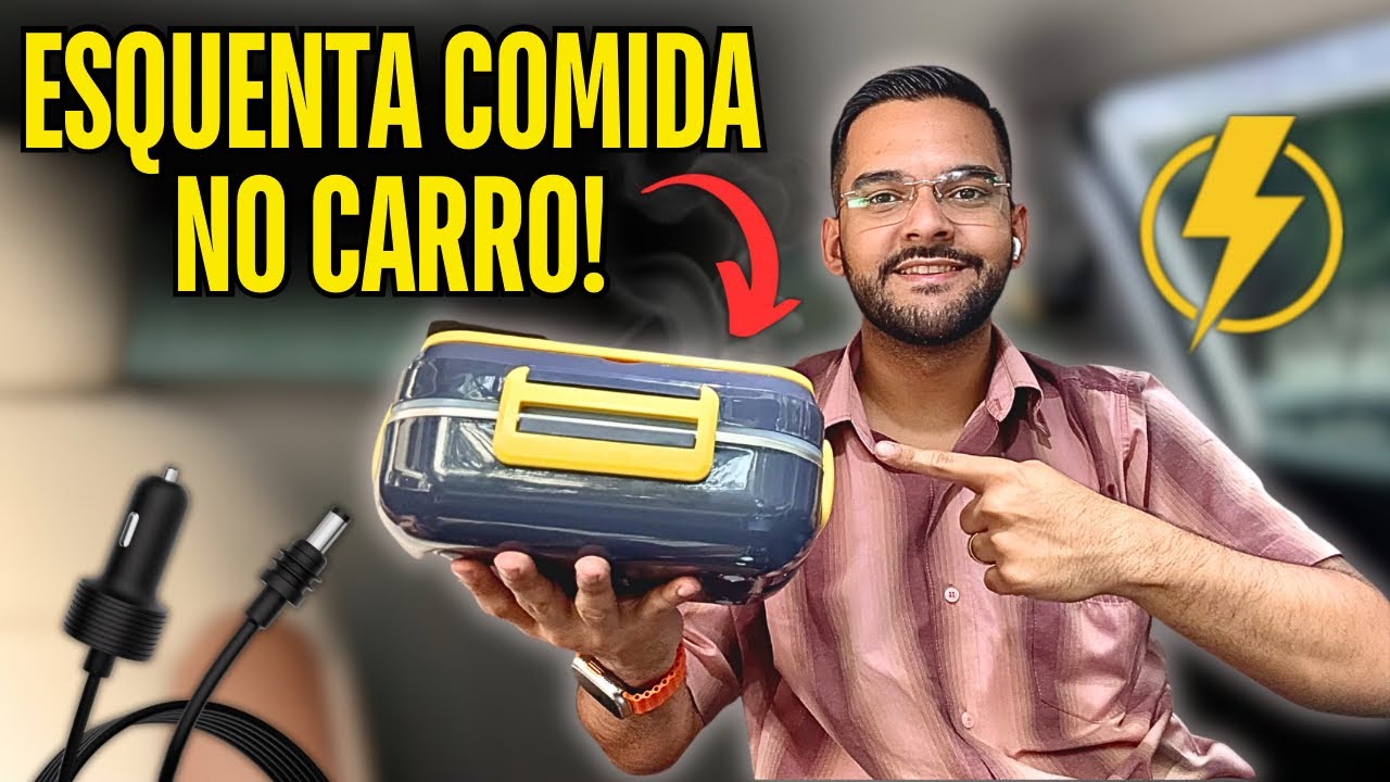 🟢 Motorista de App PRECISA Disso! Marmita Elétrica no Carro