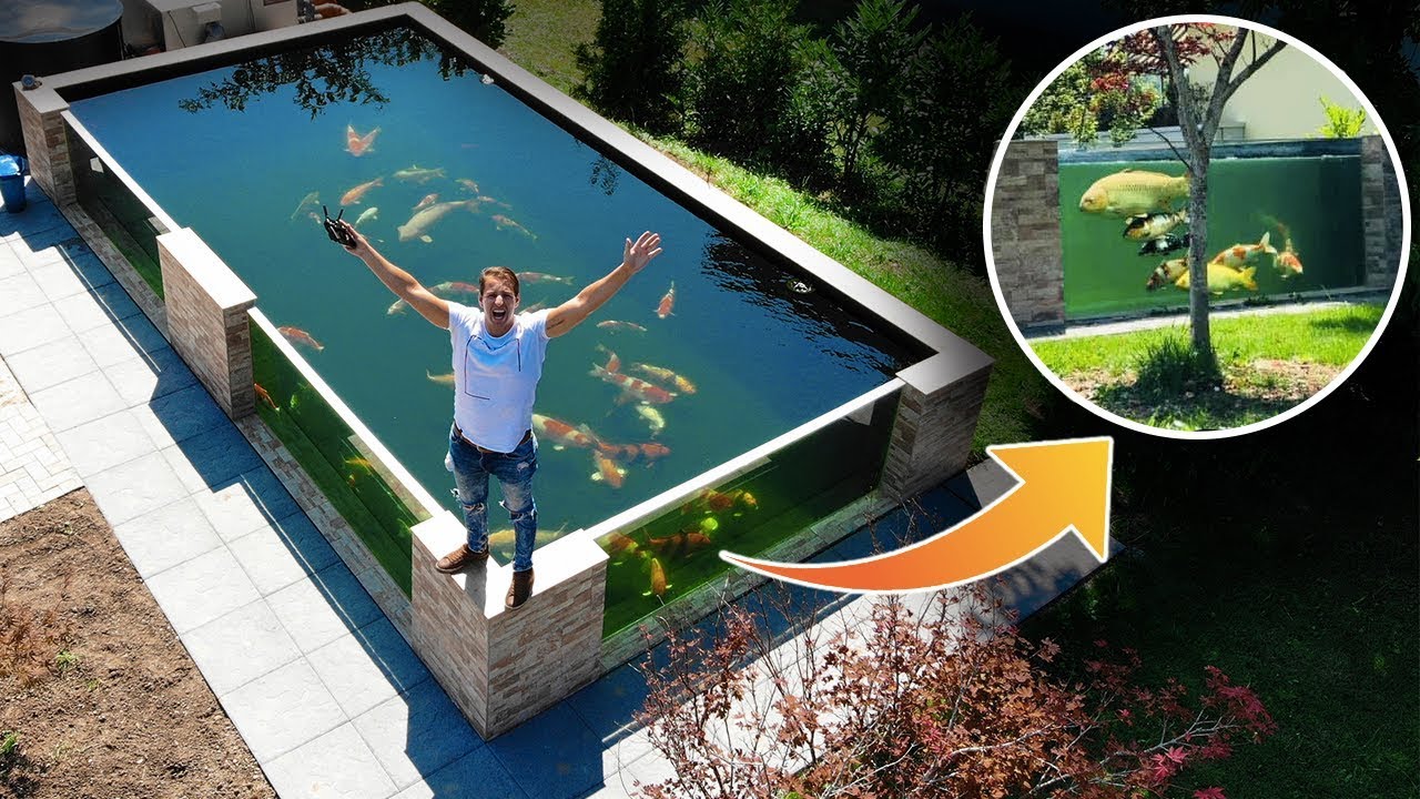 This Is Worlds Most Beautiful Backyard Koi Pond Big Reveal Youtube