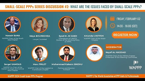 Small-Scale PPPs Session Discussion #2: What Are The Issues Faced by Small-Scale PPPs?