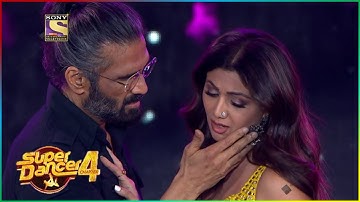Super Dancer Chapter 4 : Shilpa Shetty And Sunil Shetty Romantic Acting On 
