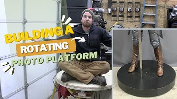 I Build a Full Size Rotating Photography Platform for Cosplay, Props and More!