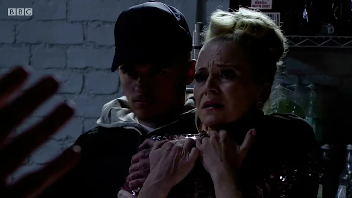 EastEnders - Hunter Holds Linda & Mick At Gun Poin...