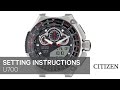 Citizen Watch Setting Instruction — U700