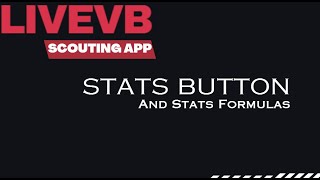LIVEVB Scouting App - Stats