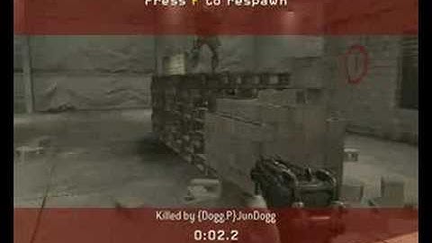 wierd call of duty 4 bug!