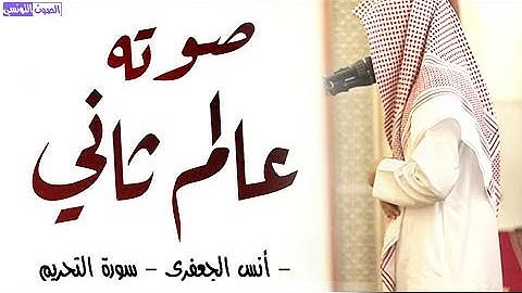 صوته عالم ثاني !! تلاوة هادئة بصوت اجمل الاصوات || سورة التحريم - القارئ أنس الجعفرى