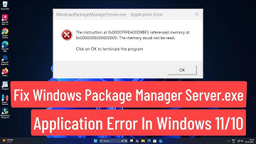 Fix Windows Package Manager Server.exe Application Error in Windows 11/10