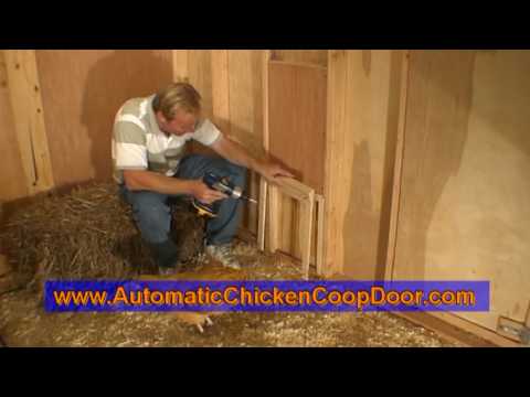How To Install an Automatic Chicken Coop Door - YouTube