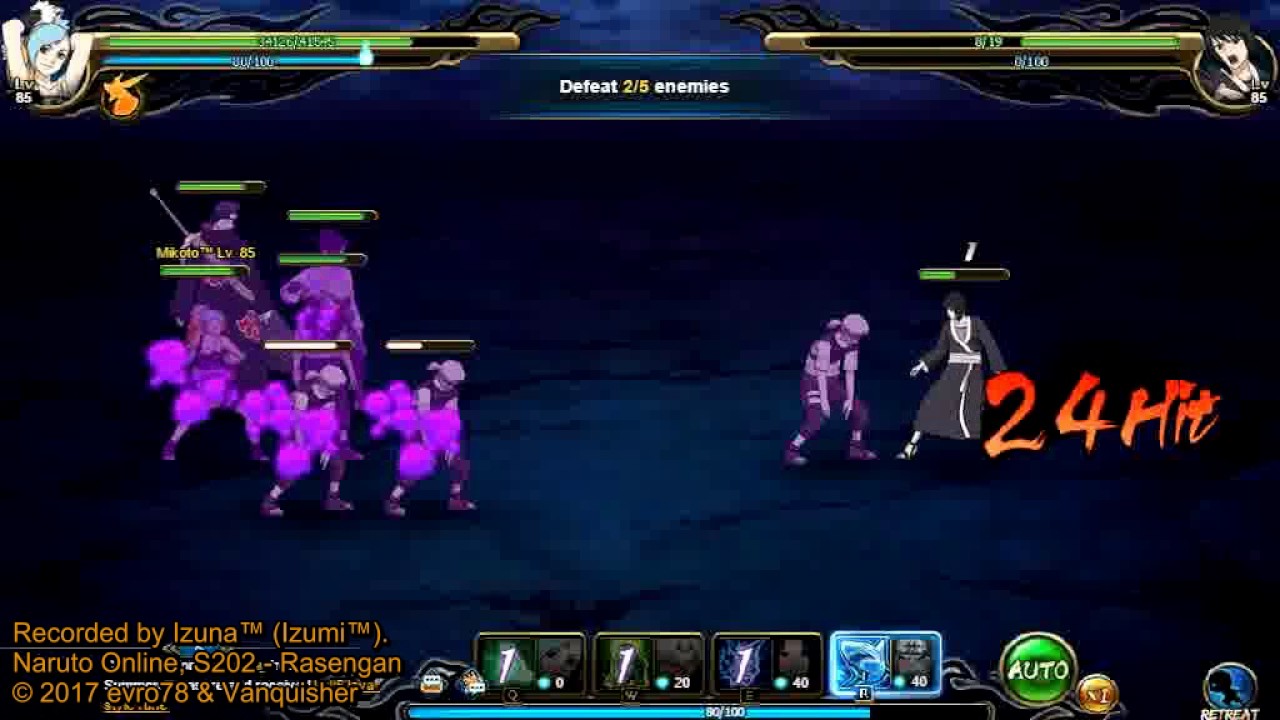 Naruto Online 2.0 - Strong Approach (SA) “Hanzo Attacks” (Hanzo) - Water main - Difficult (Solo)