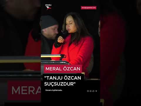Tanju Özcan'ın eşi Meral Özcan, "eşimle gurur duyuyorum"