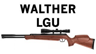 IWA 2014 - Walther LGU Air Rifle - Under Lever Spring Air Gun @AirgunGearShow
