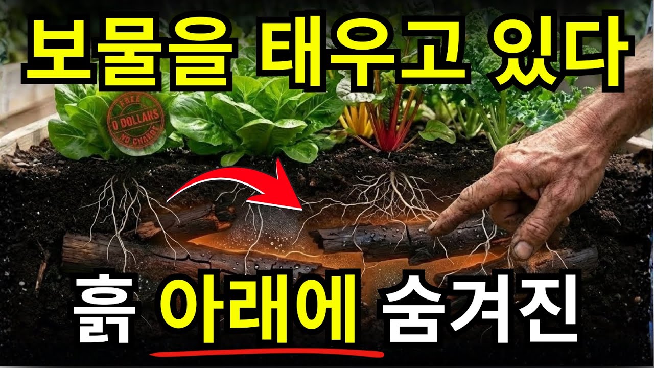 대부분의 사람들은 정원을 20년 동안 물 주는 보물을 태운다